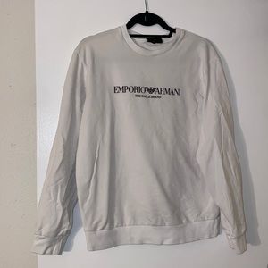 White Mens Sweater
